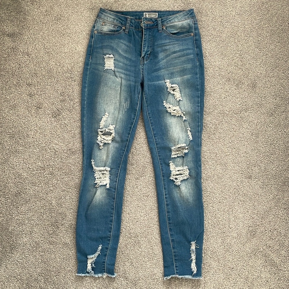 Soundgirl Women’s Ripped Skinny Jeans *Size 5*